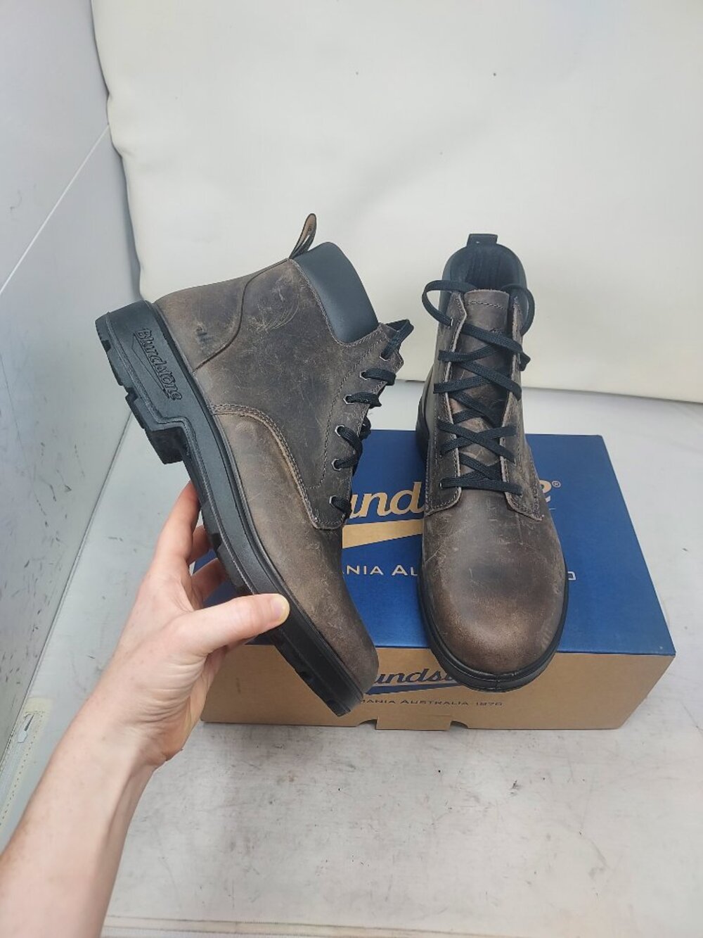Blundstone WOMENS Lace Up Clay Brown Boot